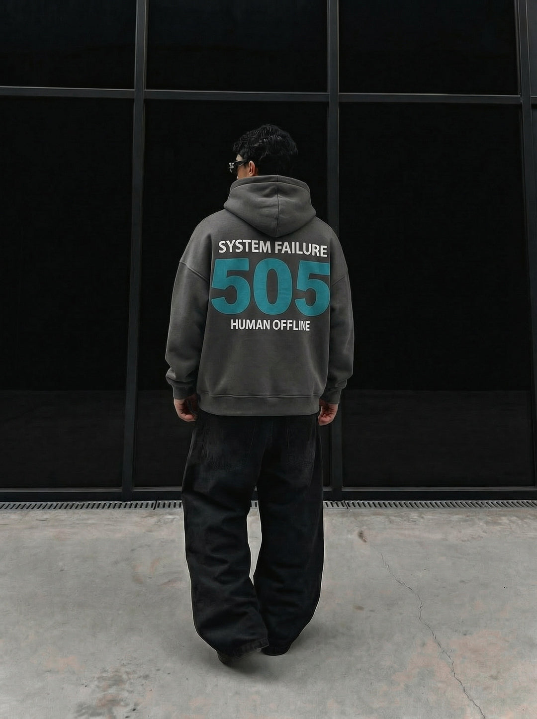 Oversize 505 Hoodie - Anthracite