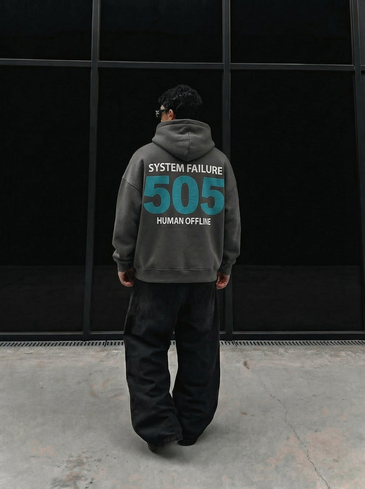 Oversize 505 Hoodie - Anthracite