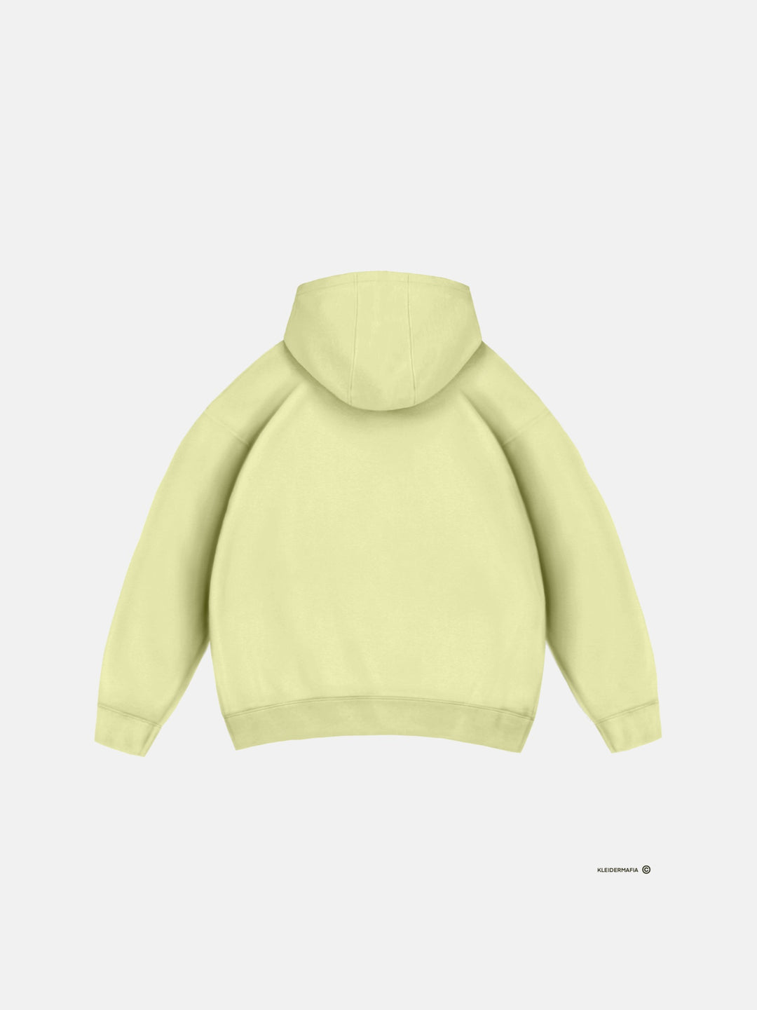 Oversize Basic Hoodie - Young Wheat