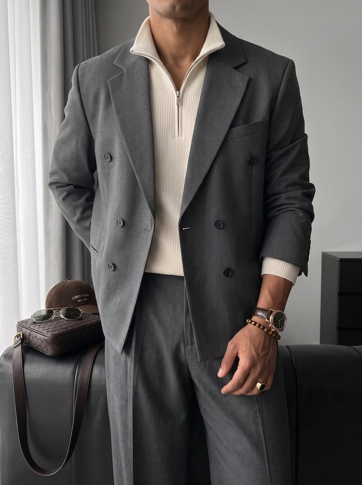 Oversize Tailored Suit - Anthracite