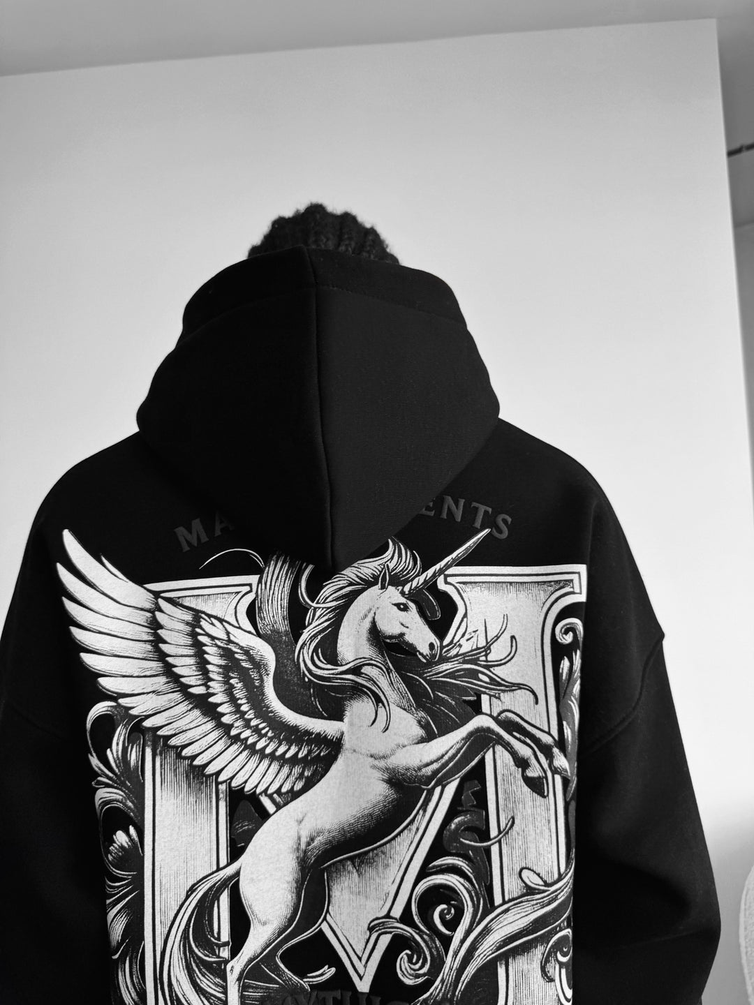 Oversize Creatures Hoodie - Black