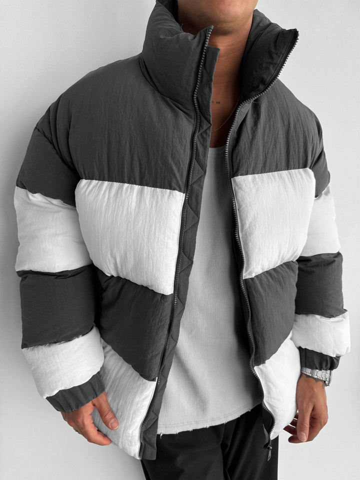 Oversize Puffer Jacket - Anthracite