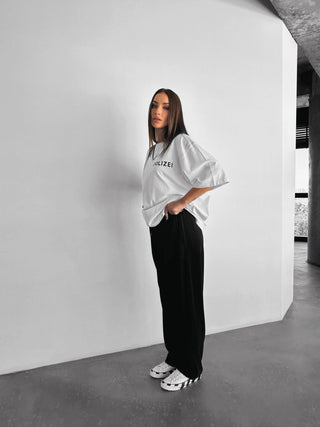 Oversize Polizei Tee - White