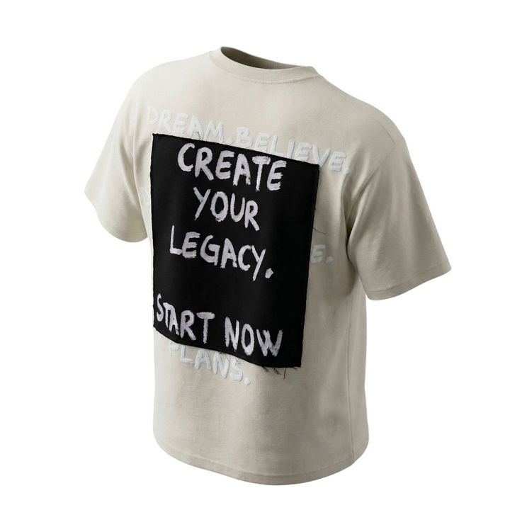 Oversize Legacy T-shirt - Beige