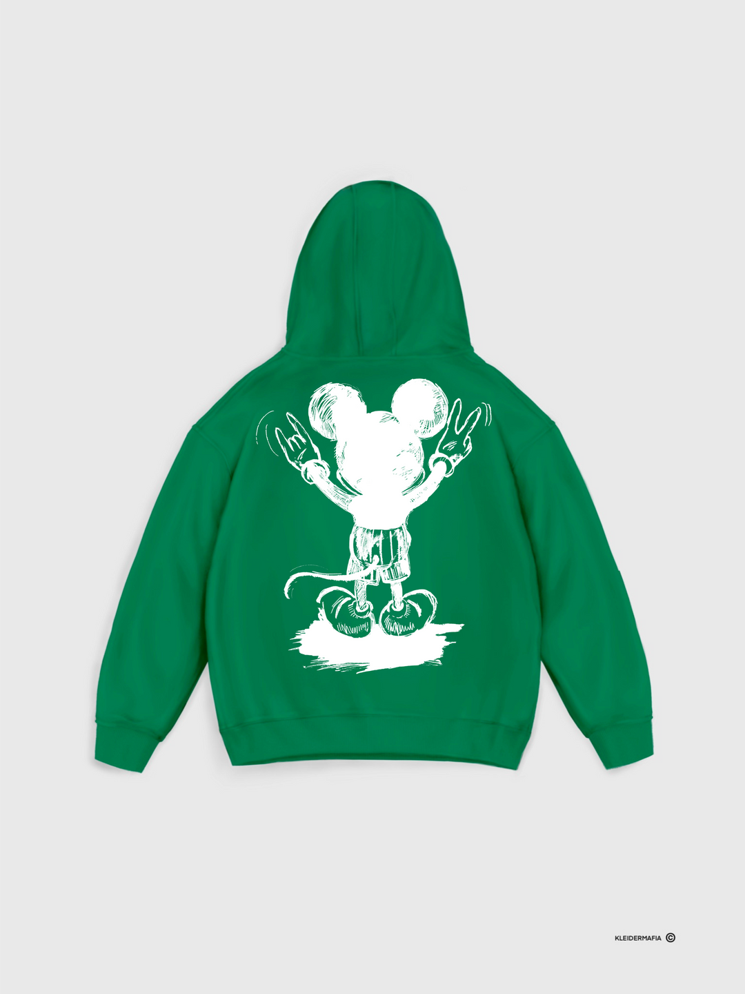 Oversize Mouse Hoodie - Green