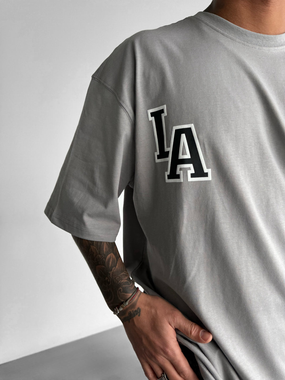 Oversize L.A T-shirt - Grey