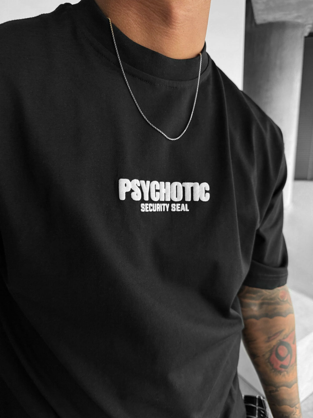 Oversize Psychotic T-shirt - Black