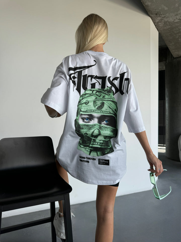 Oversize Trash T-shirt - White