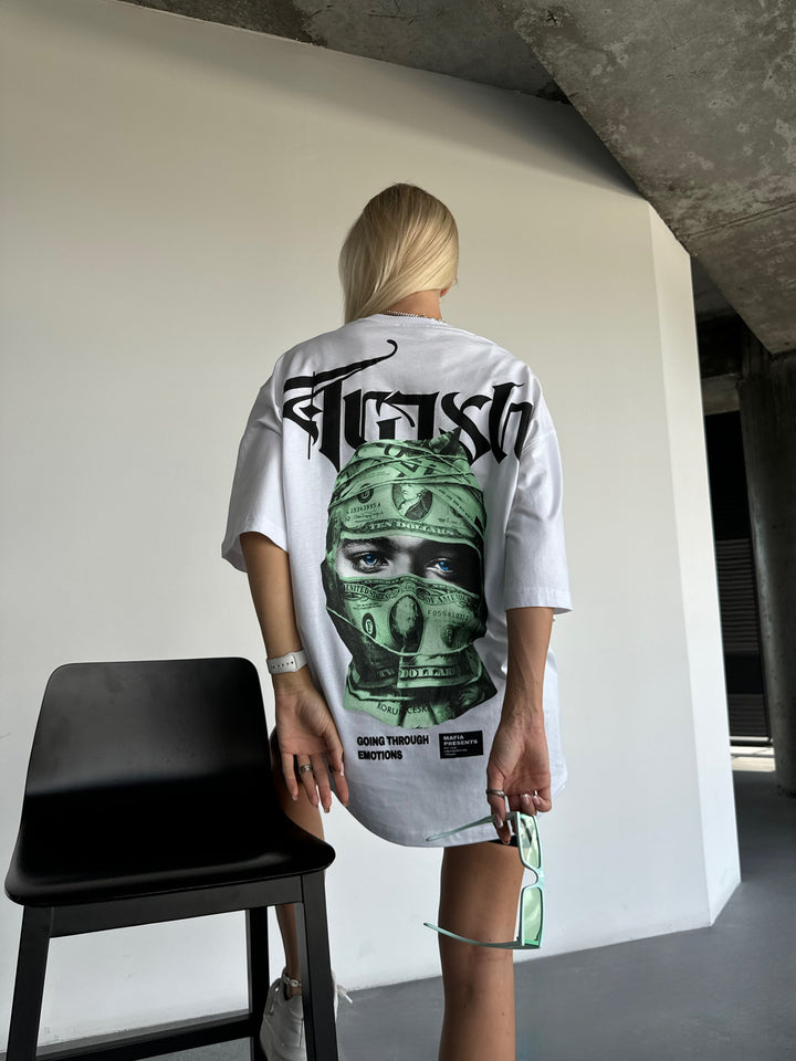 Oversize Trash T-shirt - White