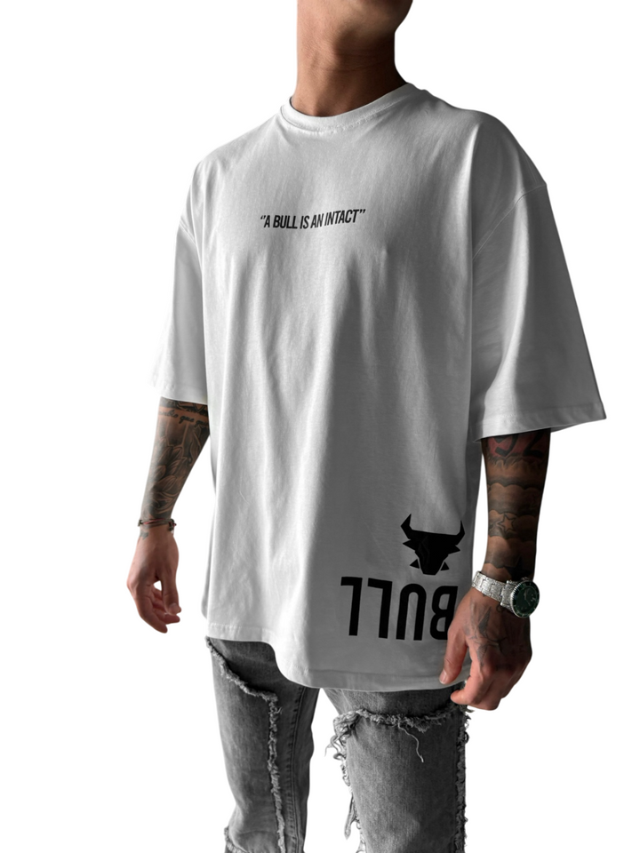 Oversize Bull T-shirt - White and Black