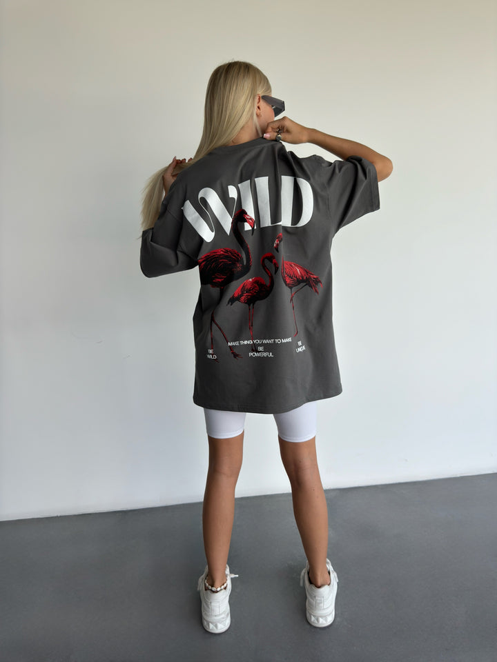 Oversize Wild T-Shirt - Anthracite