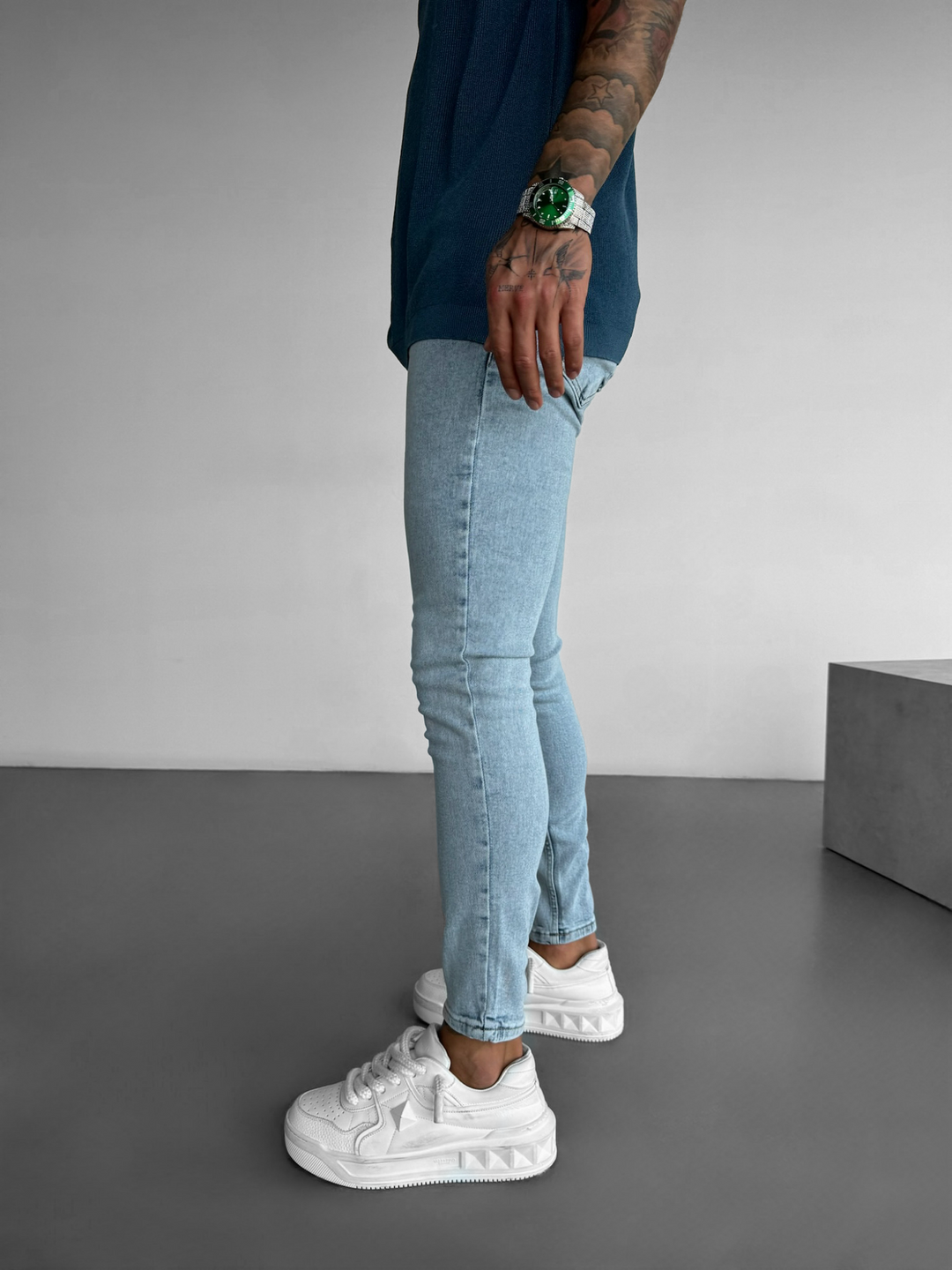 Slim Fit Jeans - Light Blue