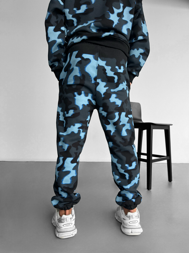 Camouflage Sweatpants - Blue