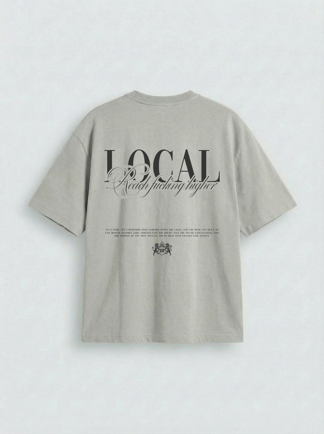 Oversize Local T-shirt - Grey