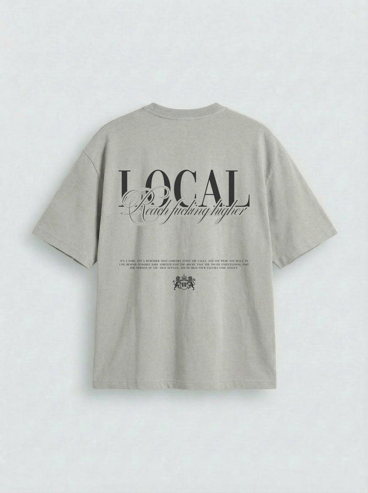 Oversize Local T-shirt - Grey
