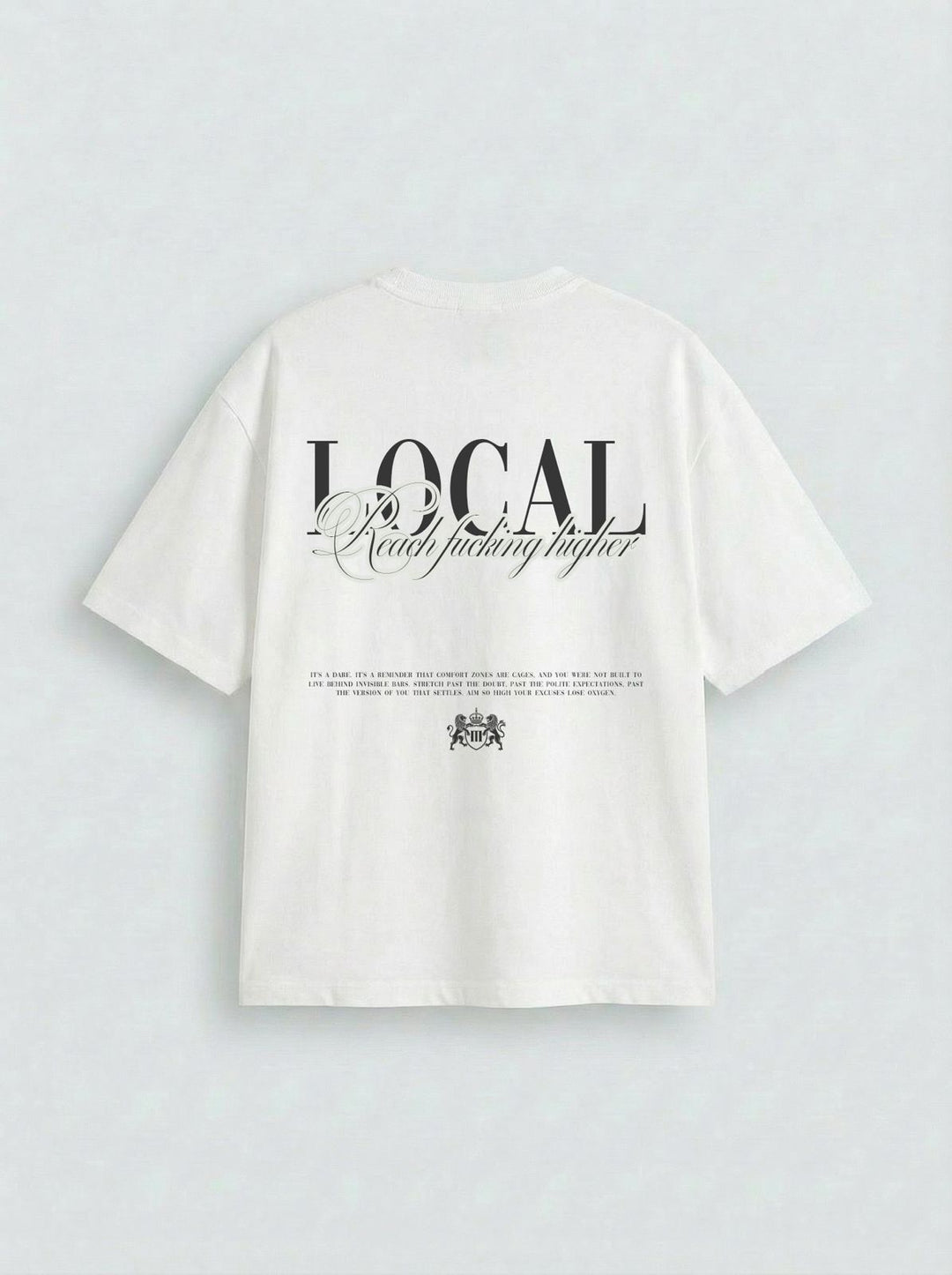 Oversize Local T-shirt - Ecru