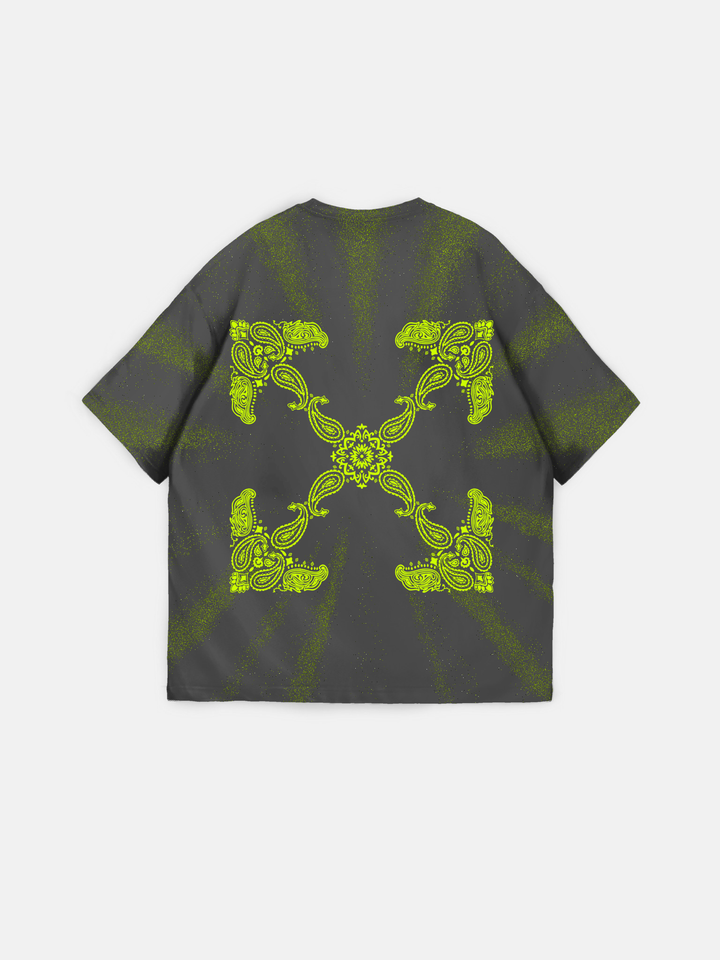 Oversize 'Sacred' T-Shirt - Anthracite