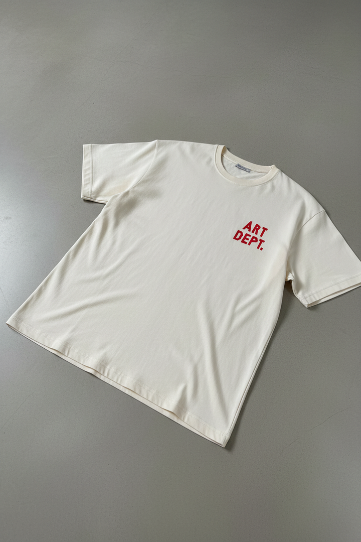 ART DEPT. Tee Flat-Lay Product Photo