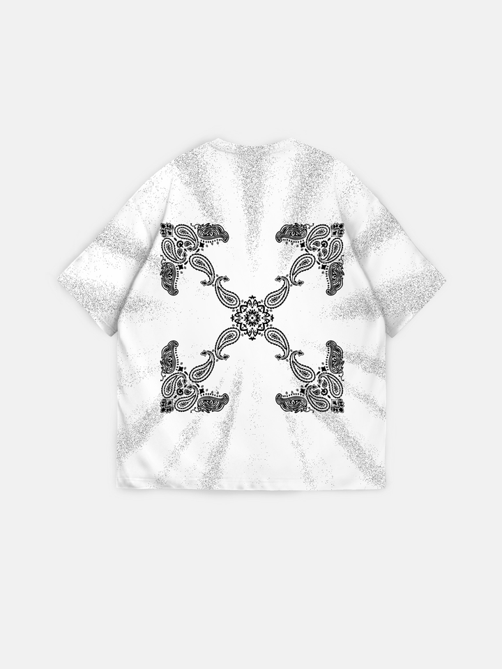 Oversize 'Sacred' T-Shirt - Ecru