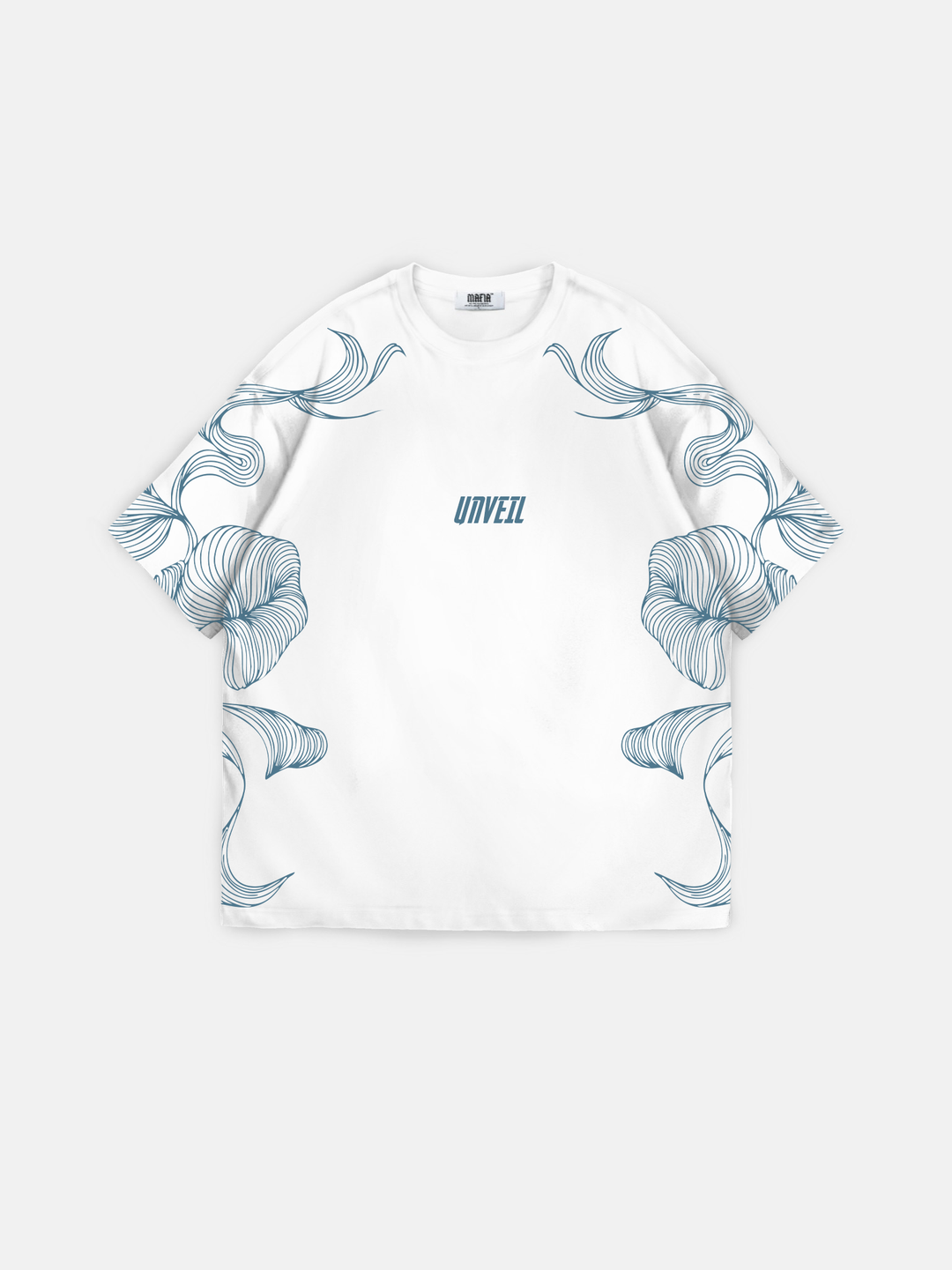 Oversize 'Unveil' T-Shirt - Ecru