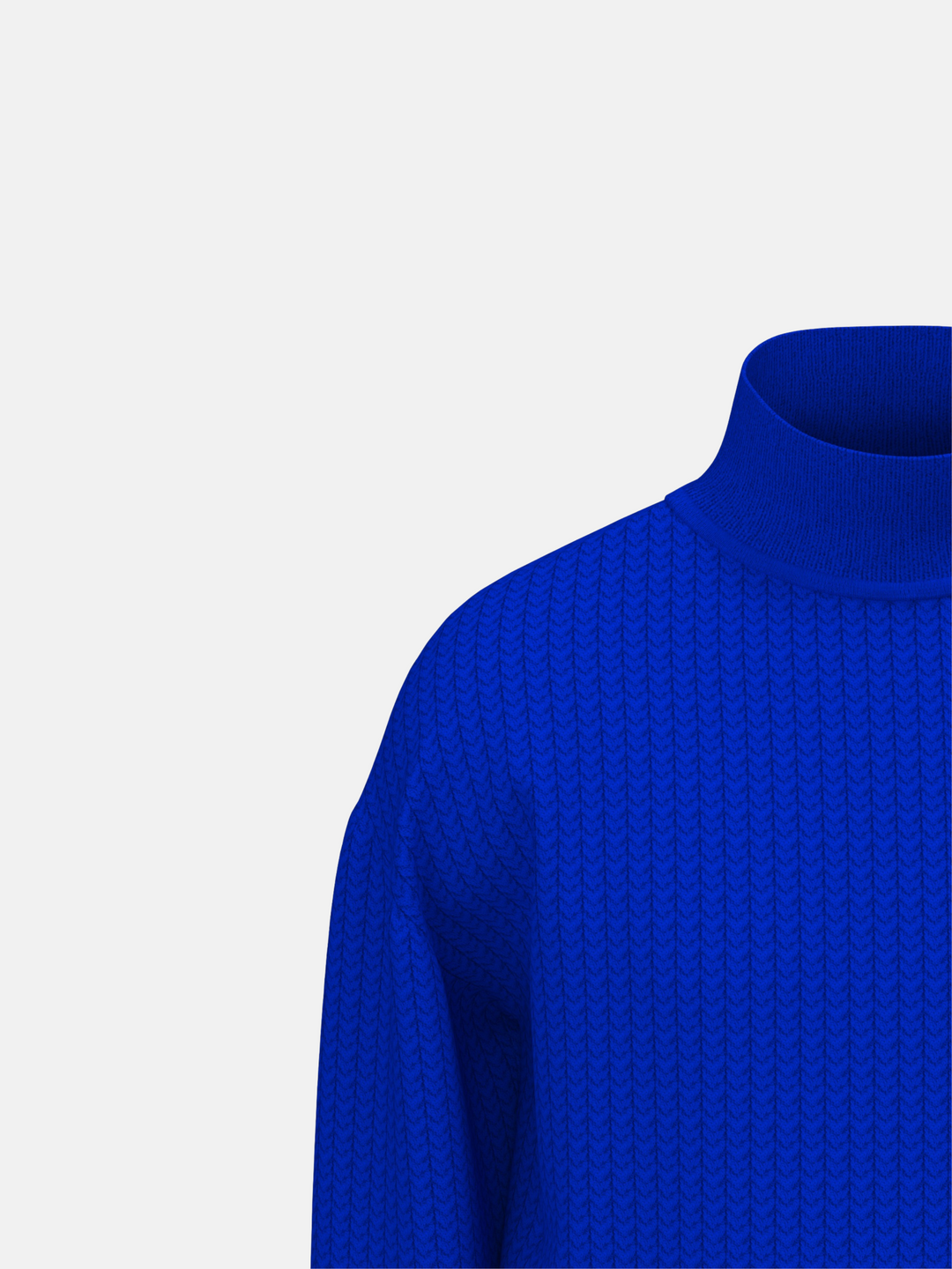 Oversize Feinstrick Pullover - Dark Blue