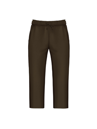 Straight Cord Jogger - Brown