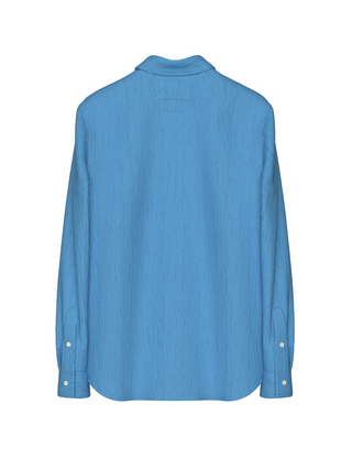 Oversize Muslin Shirt - Baby Blue
