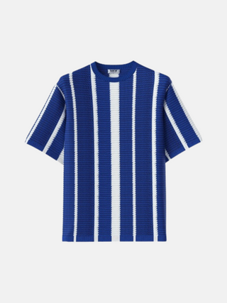 Oversize Strip Knit Tee - Saks