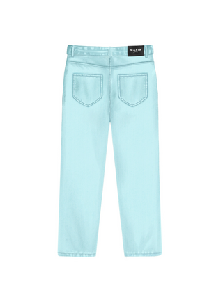 Loose Fit Baggy Jeans - Sky