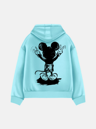 Oversize Mouse Hoodie - Curacao