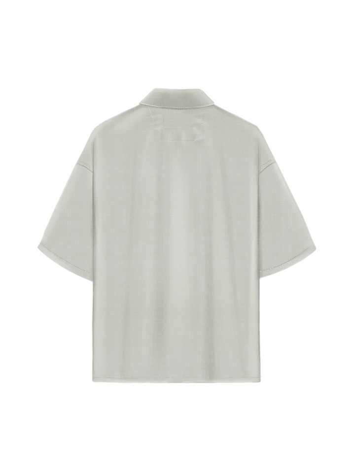 Oversize Soft Basic Shirt - Grey