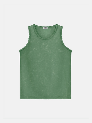 Slim Fit Tanktop - Washed Khaki