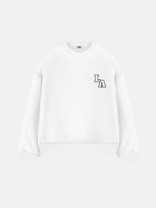 Oversize L.A. Sweater - White