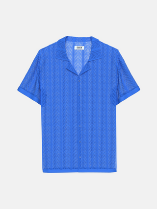 Oversize Detail Knit Shirt - Saks