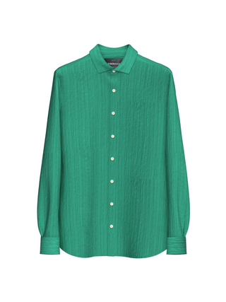 Oversize Pattern Shirt - Green