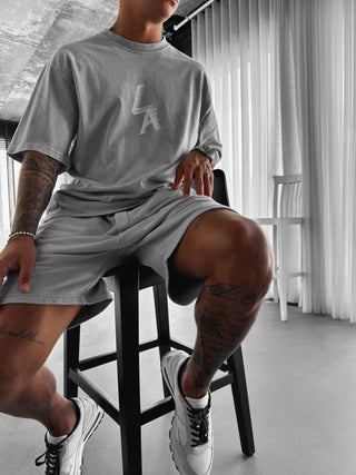 Washed Short LA - Grey