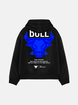Oversize Bull Hoodie - Black and Saks