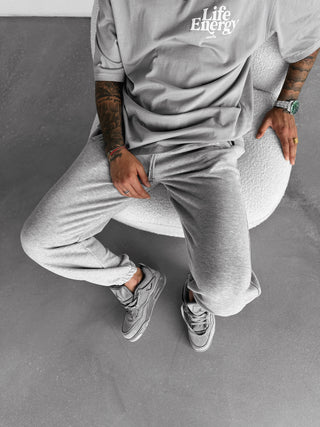 Basic Sweatpant - Mottled Grey