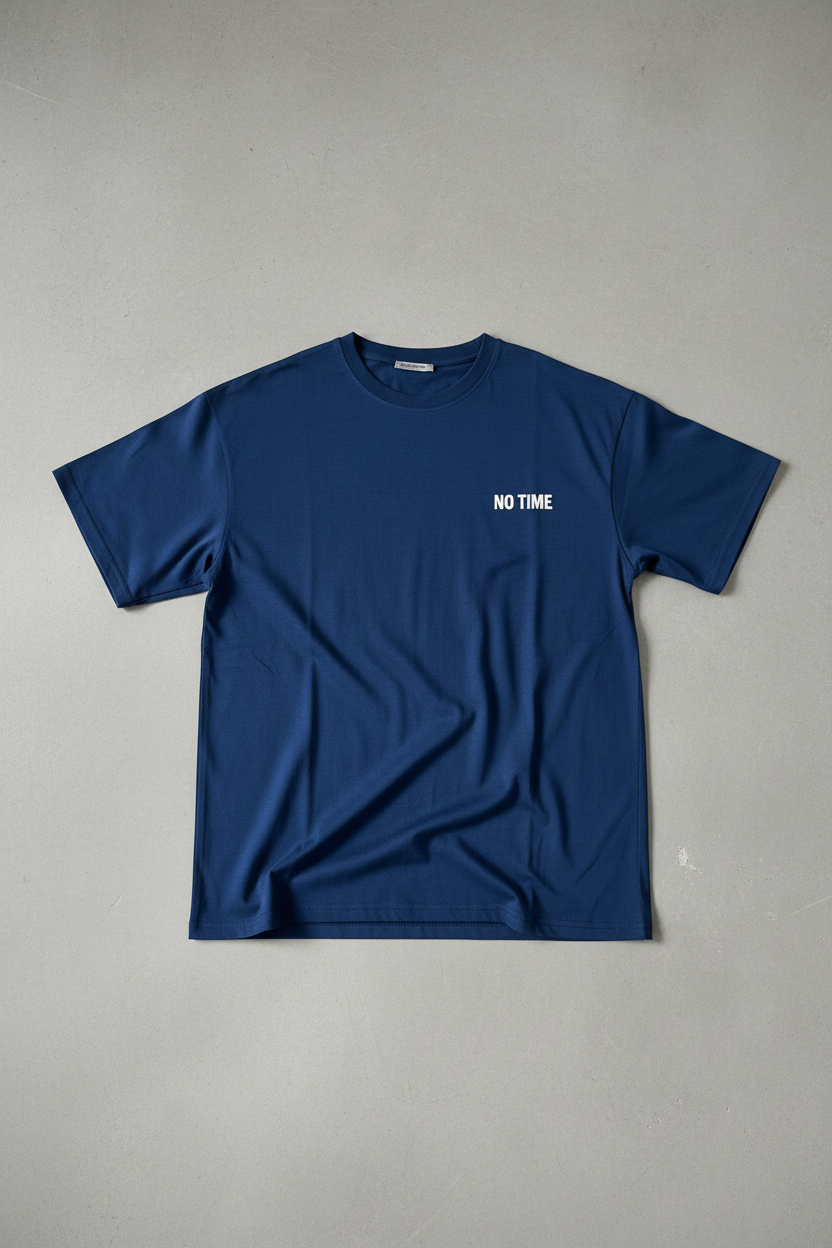 Navy T-Shirt Vorderseite Portrait