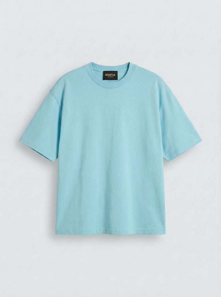 Oversize Basic T-Shirt - Babyblue