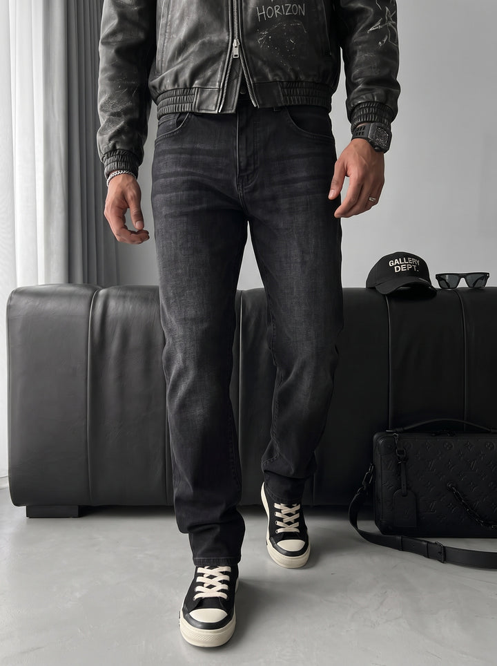 Regular Fit Jeans  - Black