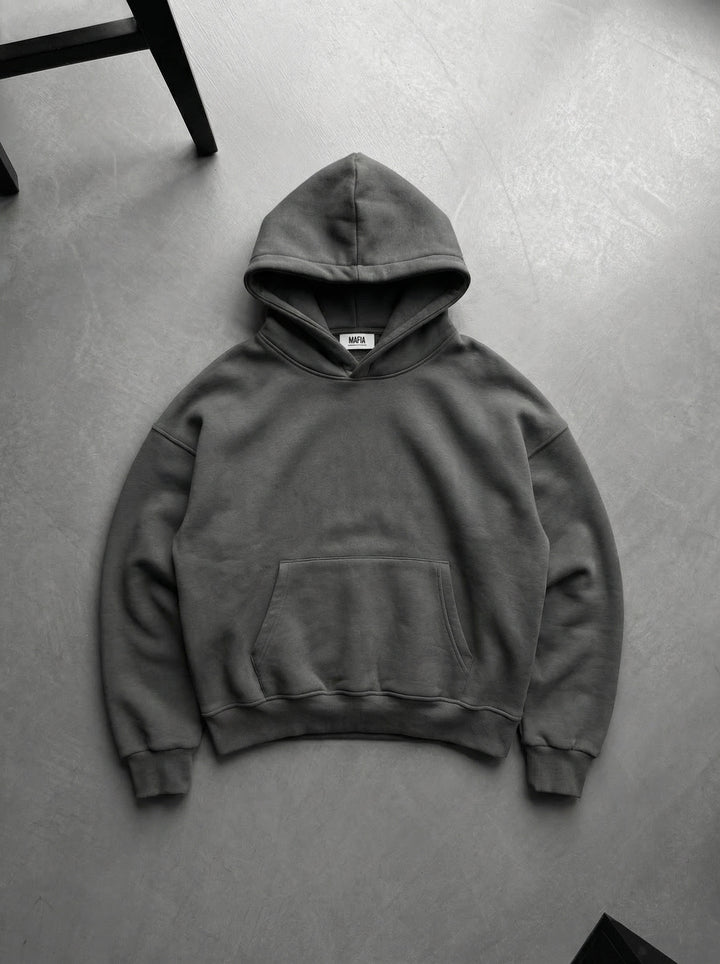 Oversize Basic Hoodie - Anthracite