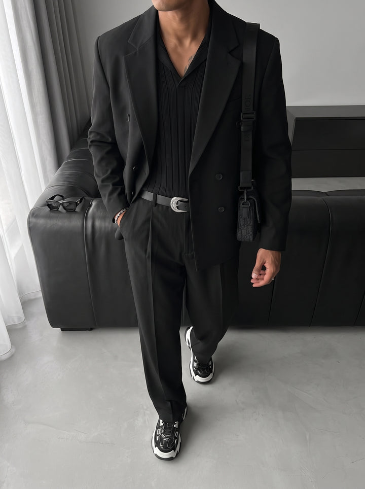Oversize Tailored Suit - Black