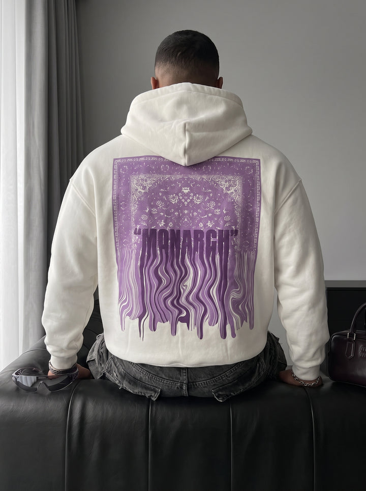 Oversize Monarch Hoodie - Ecru