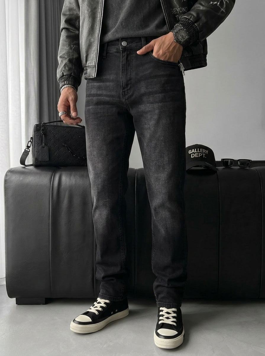 Regular Fit Jeans  - Black