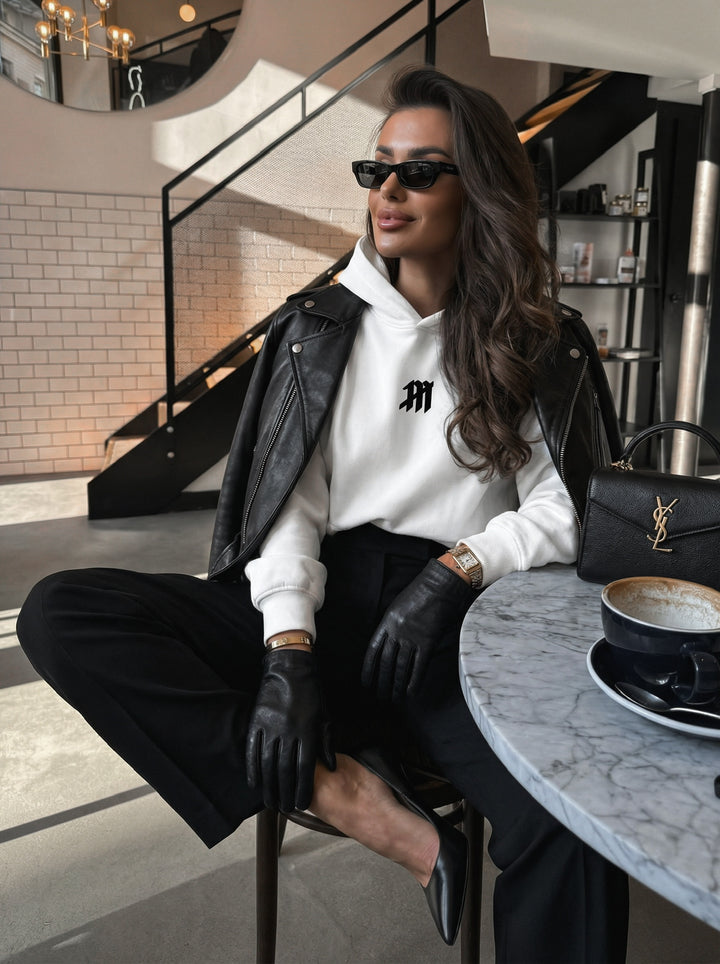 Oversize Mouse Hoodie - White