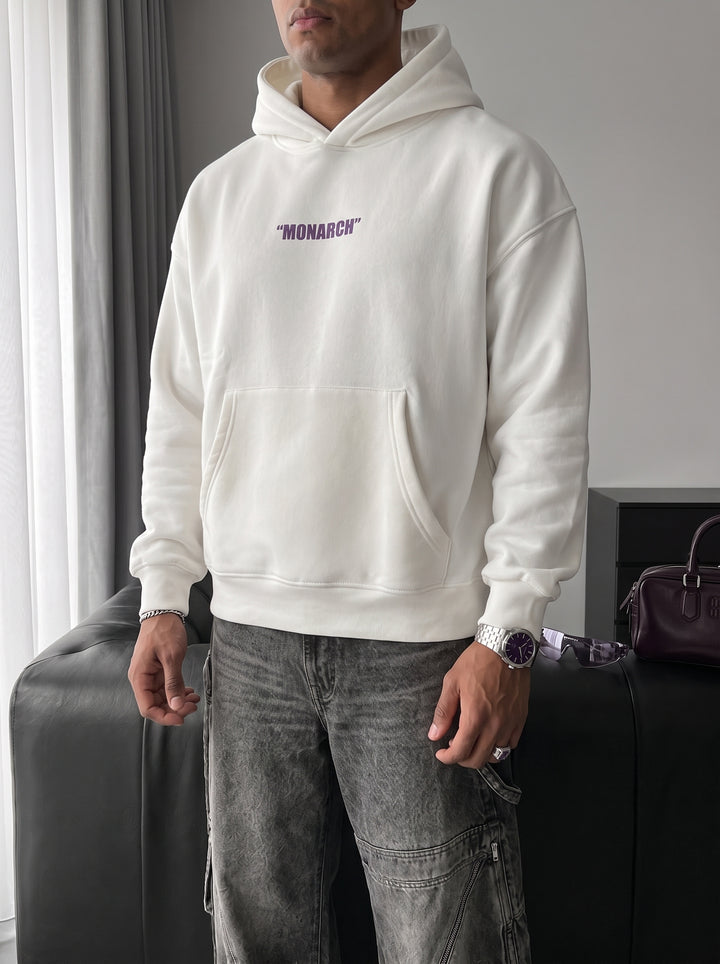 Oversize Monarch Hoodie - Ecru