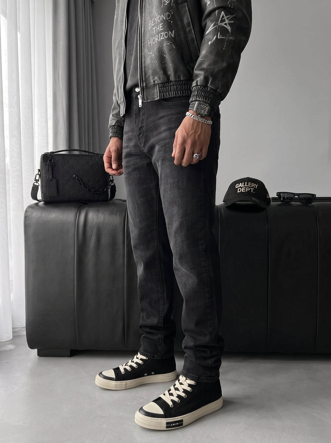 Regular Fit Jeans  - Black