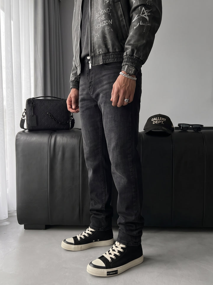 Regular Fit Jeans  - Black