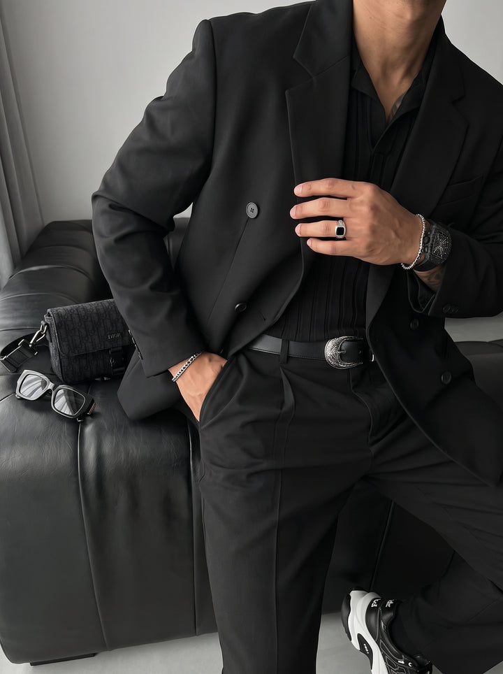 Oversize Tailored Suit - Black